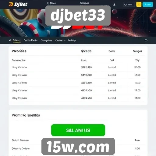 Promoções e bônus oferecidos pelo site djbet33